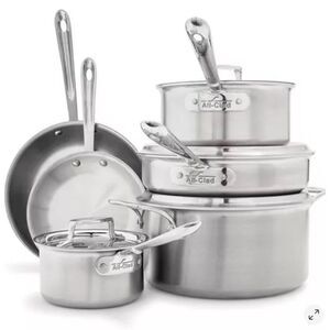 All-Clad Brushed D5 Stainless Steel 13-Piece Cookware Set (BD50013) SEE DETAILS